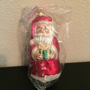 Christopher Radko “FOREVER TOGETHER” Mr/Mrs Santa Claus 2-Sided Ornament - 1996